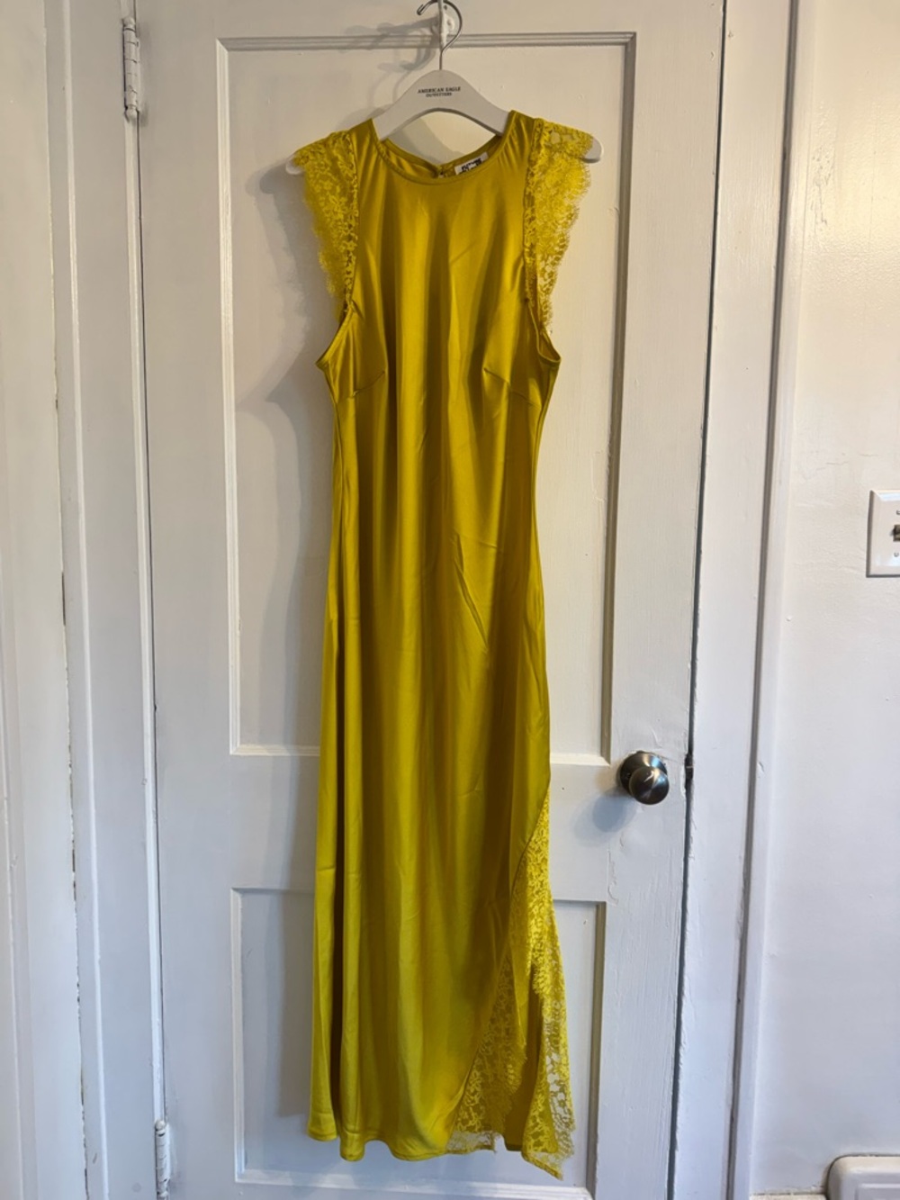 New Slip dress with lace details